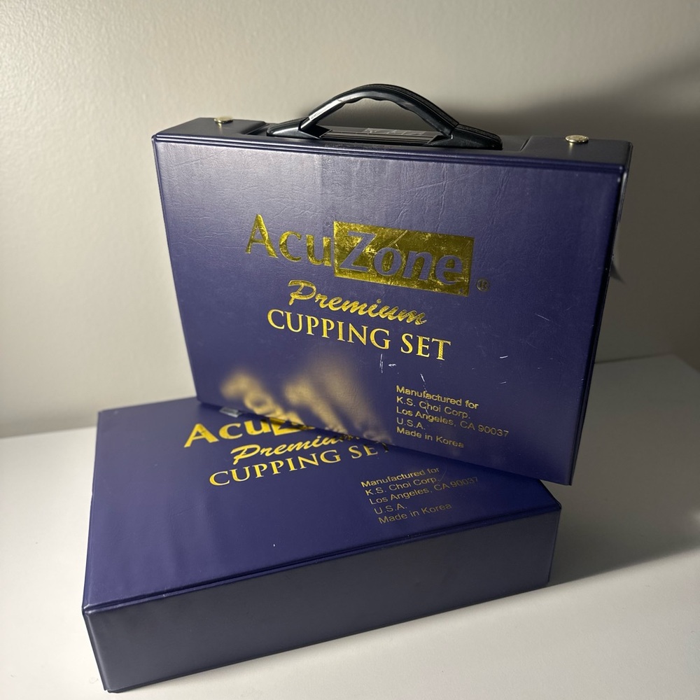 AcuZone Premium Cupping Set in Blue